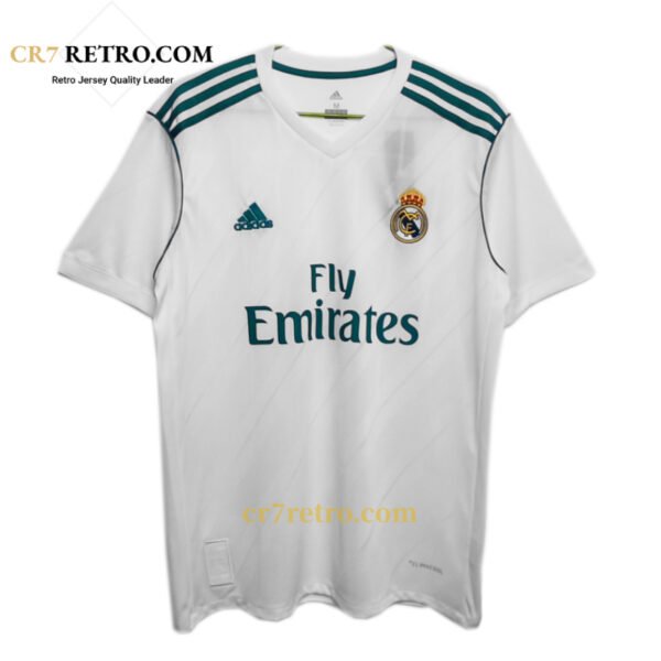 2017/18 Real Madrid home retro jersey classic white football shirt