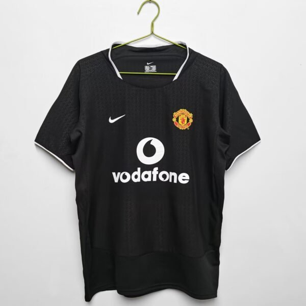 Manchester United away football shirts for 2003/04