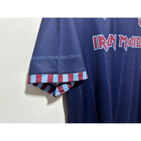 Iron Maiden x West Ham Away Shirt Retro Jerseys S-2XL