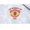 1991 Manchester united CUP WINNERS CUP Final retro football jersey S-2XL