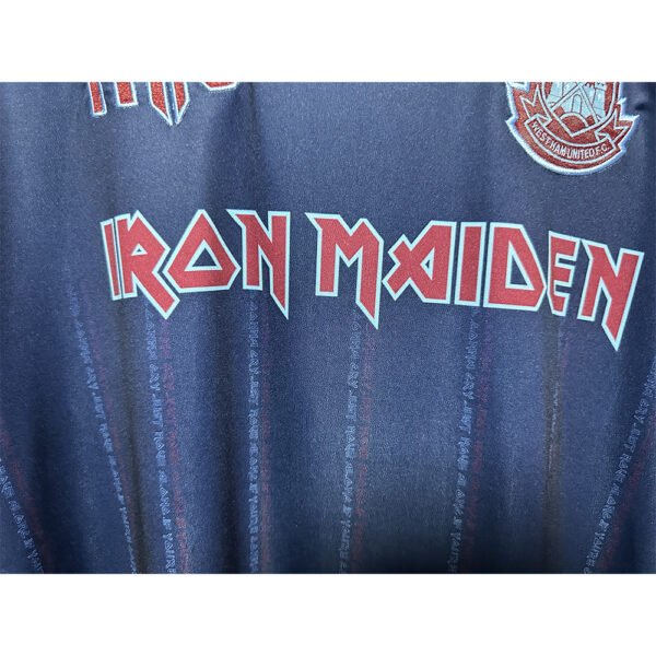 Iron Maiden x West Ham Away Shirt Retro Jerseys S-2XL