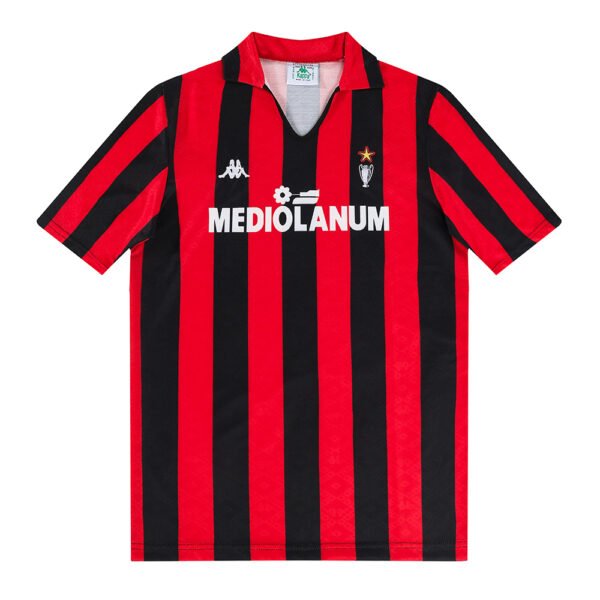 1989-90 AC Milan Home retro football jersey S-2XL