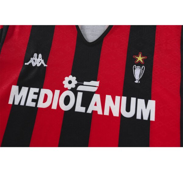 1989-90 AC Milan Home retro football jersey S-2XL