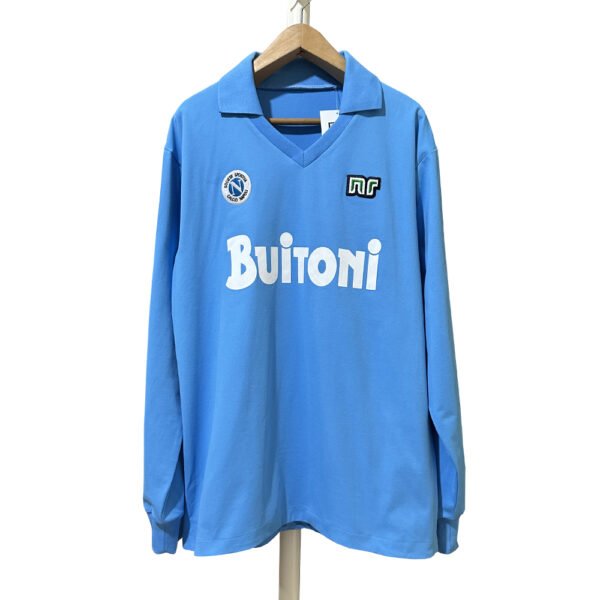 1986-87 Napoli (LS) Home retro football jersey S-2XL