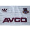 1986 West Ham United Away retro football jersey