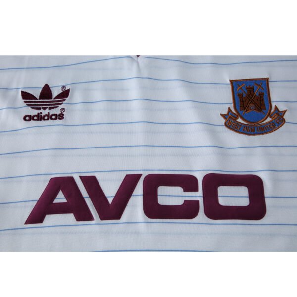 1986 West Ham United Away retro football jersey