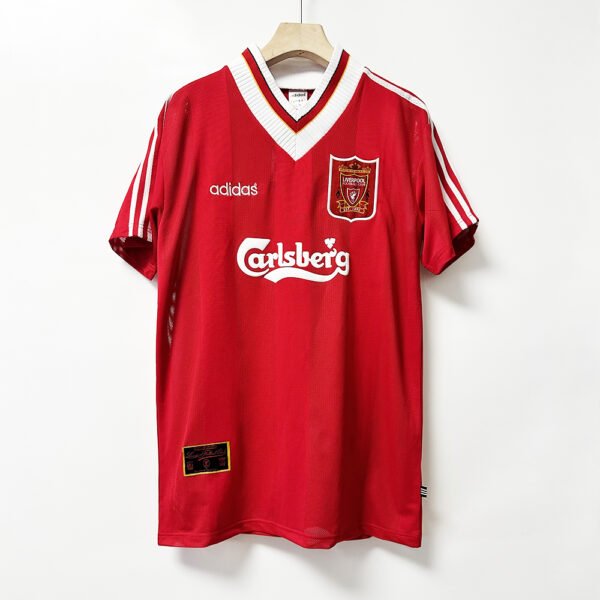 1995-96 Liverpool Home retro football jersey