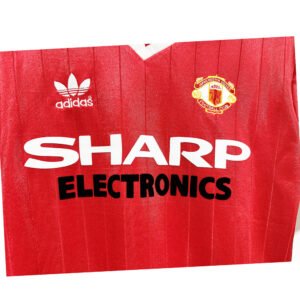 1982-83 Manchester united Home retro football jersey