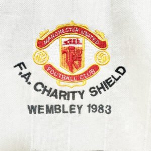 1983 Manchester United F .A .CHARITY SHIELD retro football jersey