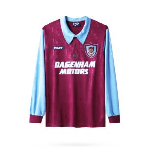 1995-1997 West Ham United (LS) Home retro football jersey