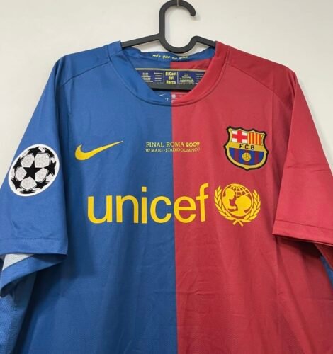 2008/09 Barcelona Home Retro Shirt Messi #10 retro football jersey photo review
