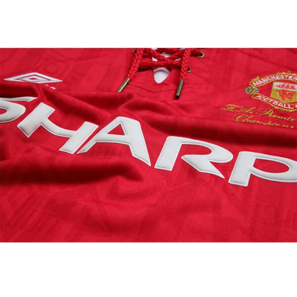 1992-1993 Manchester United Champion (LS) Home retro football jersey