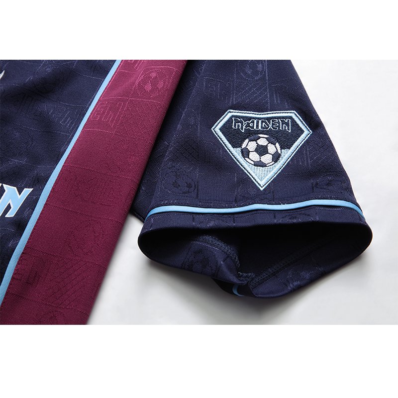 2011 Iron Maiden Home retro football jersey