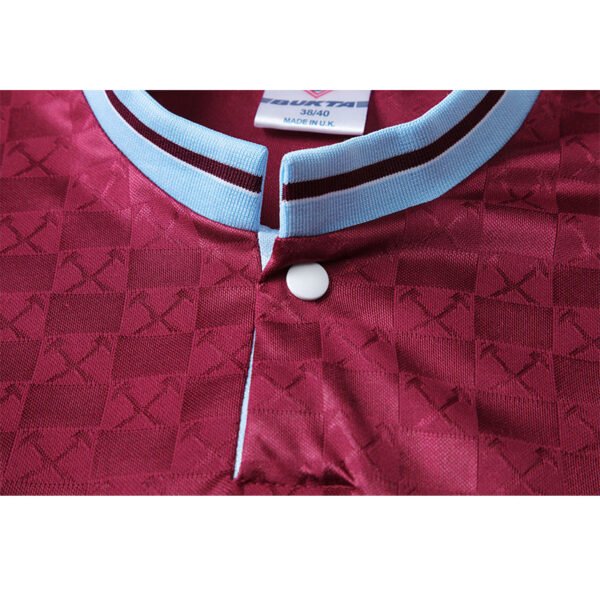 1989-90 West Ham United Home retro football jersey