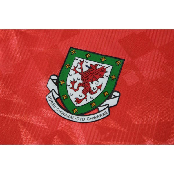 1990-92 Wales Home retro football jersey