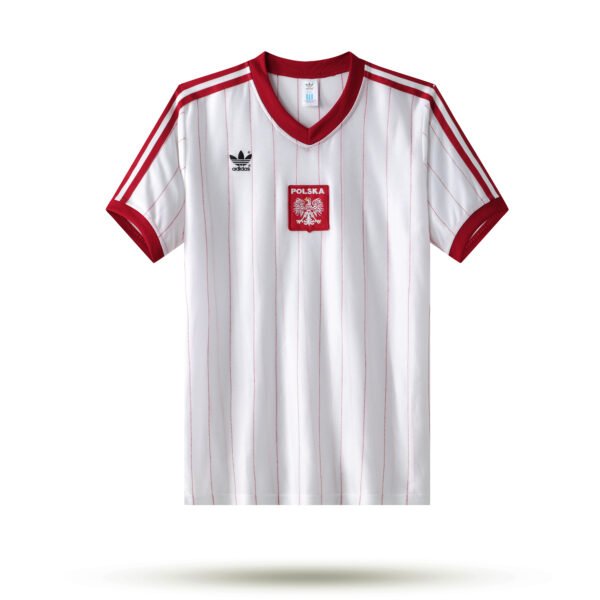 1982 Poland Home retro football jersey