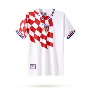 1998 Croatia Home retro football jersey