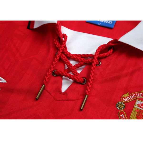 1992-1993 Manchester United Champion (LS) Home retro football jersey