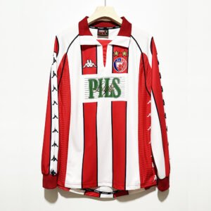 1999-01 Red Star Belgrade (SL）Home retro football jersey