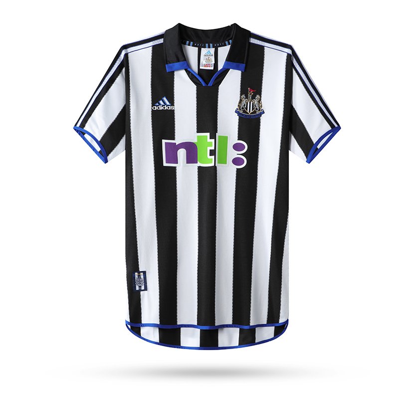 2000-01 Newcastle United Home retro football jersey
