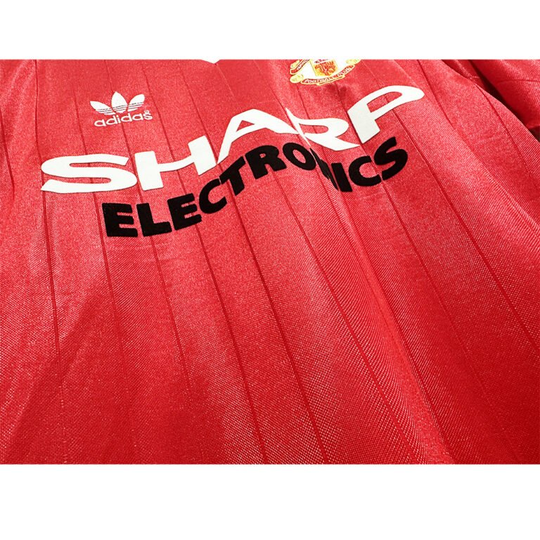 1982-83 Manchester united Home retro football jersey