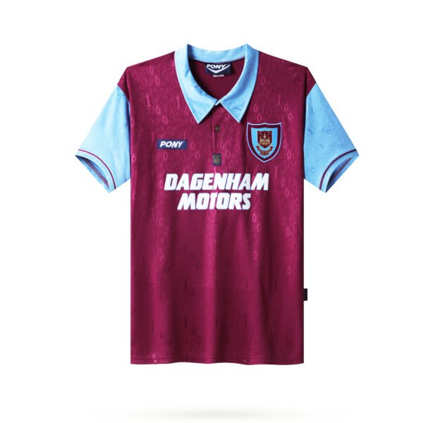 1995-1997 West Ham United Home retro football jersey