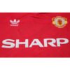 1986-88 Manchester United Home retro football jersey