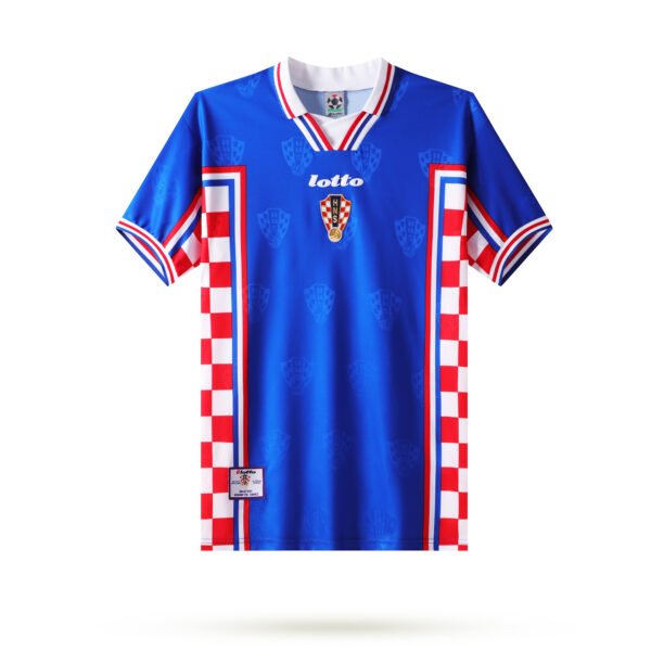 1998 Croatia Away retro football jersey