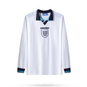 1996-97 England (LS) Home retro football jersey