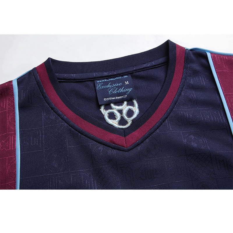 2011 Iron Maiden Home retro football jersey