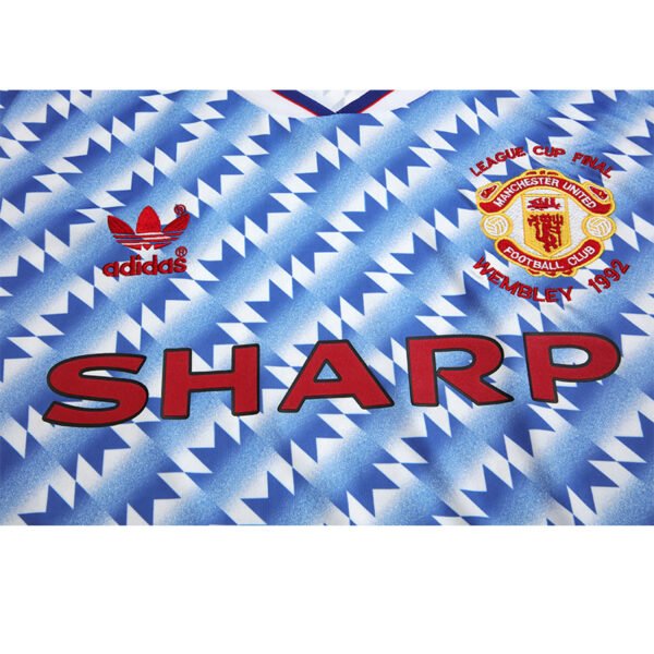 1992 Manchester united AWAY LEAGUE CUP FINAL retro football jersey