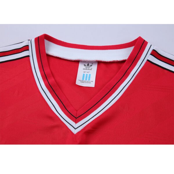 1986-88 Manchester United Home retro football jersey