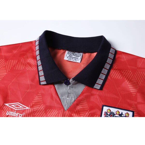 1990 England Away retro football jersey