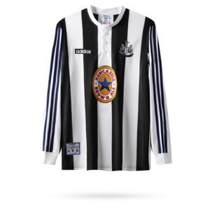 1995-97 Newcastle United (LS) Home retro football jersey