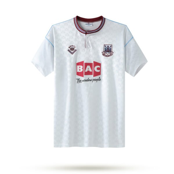 1989-90 West Ham United Away retro football jersey