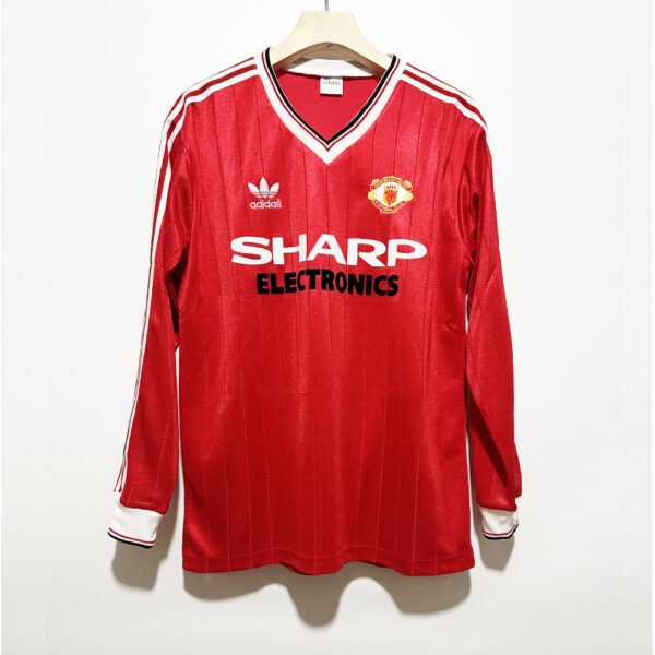 1982-83 Manchester united (SL）Home retro football jersey