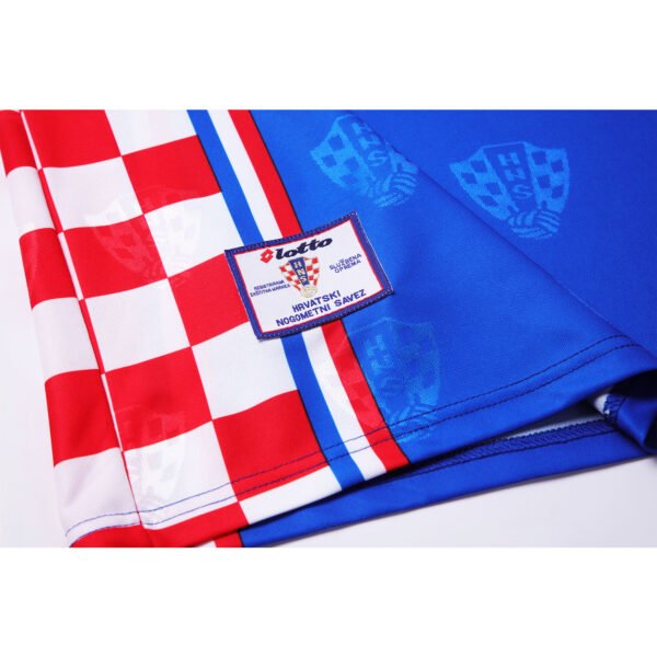 1998 Croatia Away retro football jersey