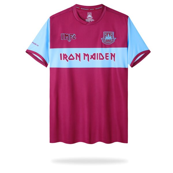 Iron Maiden x West Ham Home retro football jersey