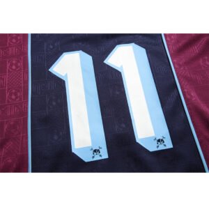 2011 Iron Maiden Home retro football jersey