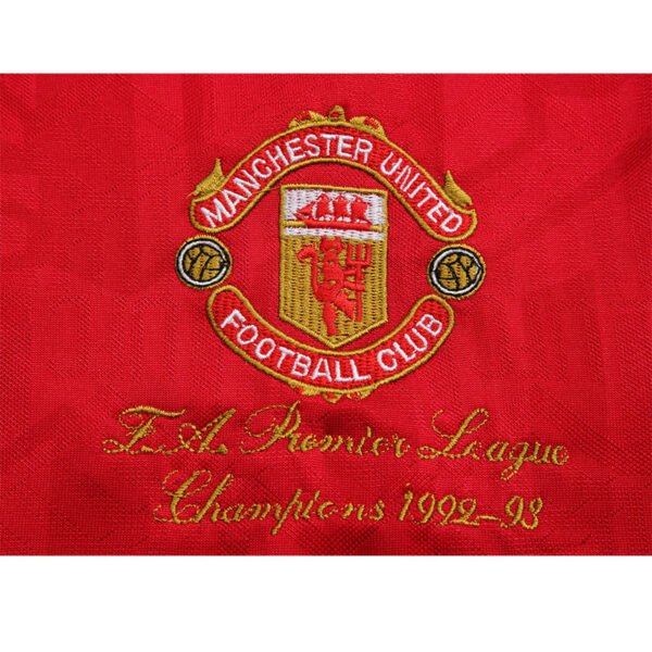 1992-1993 Manchester United Champion (LS) Home retro football jersey