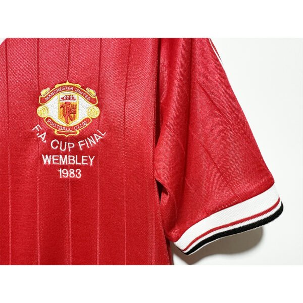 1983 Manchester united FA Cup final retro football jersey