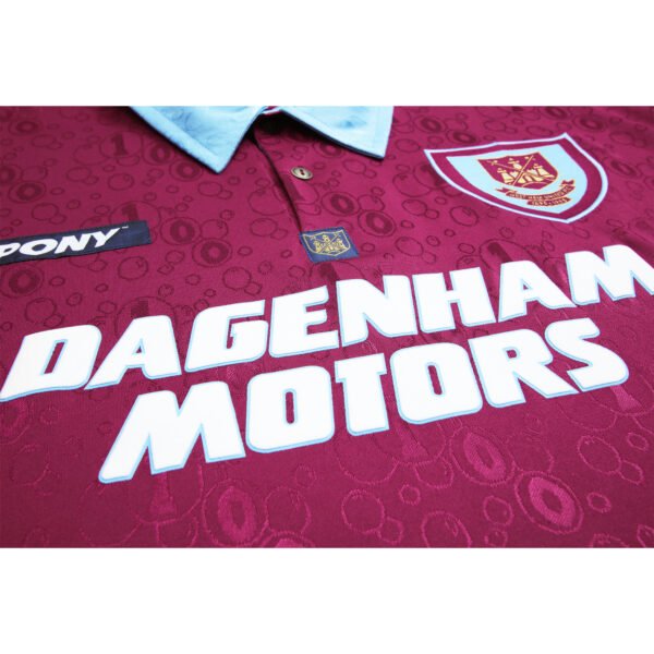 1995-1997 West Ham United Home retro football jersey