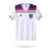 1982 England Home retro football jersey