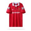 1992-1993 Manchester United Champion Home retro football jersey