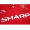 1992-1993 Manchester United Champion Home retro football jersey