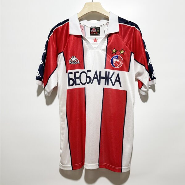 1995-97 Red Star Belgrade Home retro football jersey