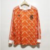 1988 Netherlands (LS) Home retro football jersey