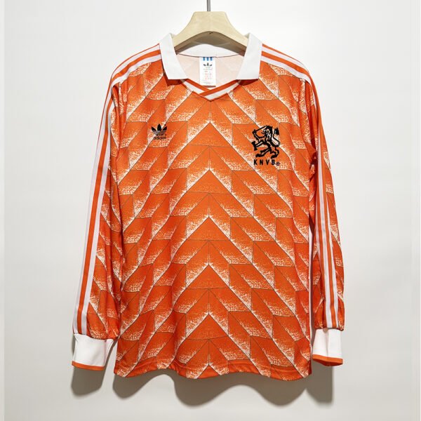 1988 Netherlands (LS) Home retro football jersey