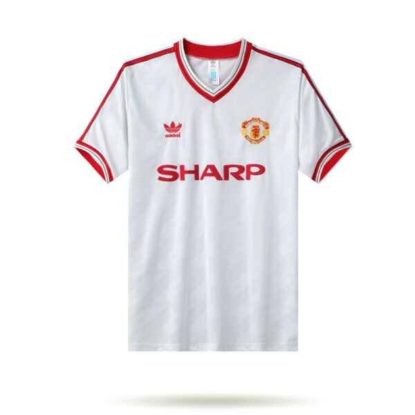 1986-88 Manchester United Away retro football jersey