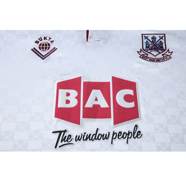 1989-90 West Ham United Away retro football jersey